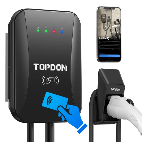 Topdon Fabricant Ocpp Level Type 2 1 3 Phase 32A 16A 7kw 9,6kw 11kw 16kw 22kw Montage mural Pulseq AC Home Chargeur rapide Station Wallbox EV Chargeur de voiture électrique